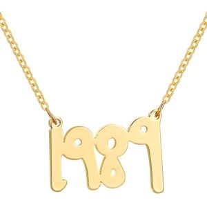 1989 Taylor Swift Necklace GOLD